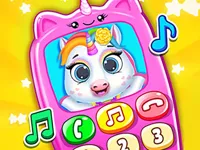 image bg Baby Princess Unicorn Mobile Phone