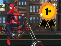 image bg Spider Man Motorbike