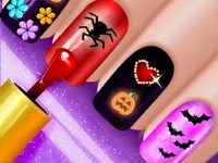 image bg Glow Halloween Nails