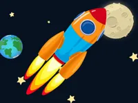 Space ship rise up image