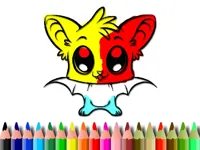image bg Cute Bat Coloring Book